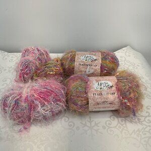 Yarn Bee Featherwisp Sugarlips Yarn Pack 1050 Yards Multicolor Acrylic & Polyest